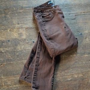 Brown jeans